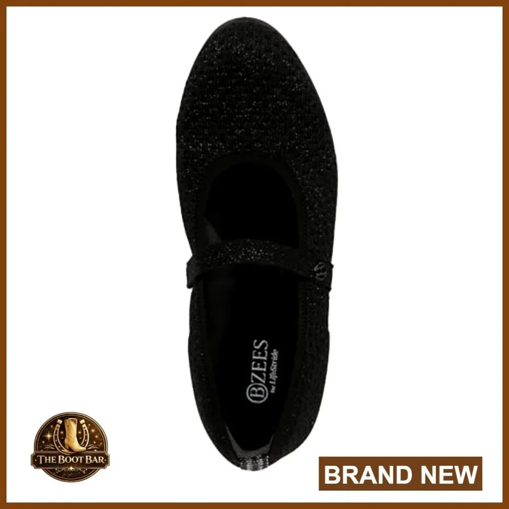 Stretch Knit Ballet Flats, Ultra Lightweight Walking Shoes, Slip-On Loafers - Picture 5 of 7